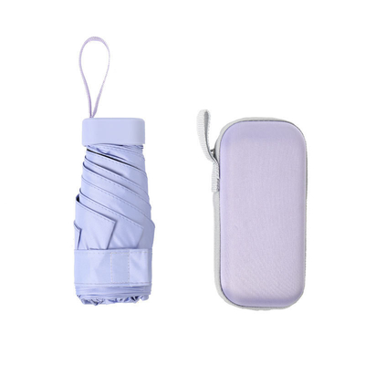 Mini paraguas de protección solar de doble propósito para mujeres con protección UV y logotipo personalizado