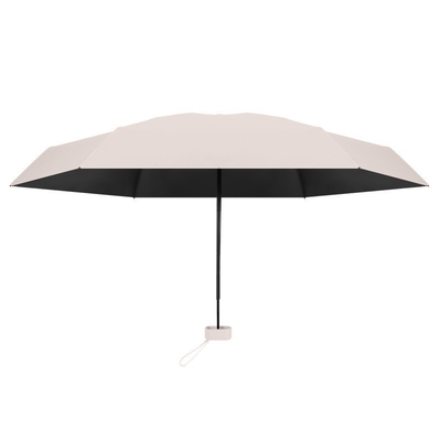 Mini paraguas de protección solar de doble propósito para mujeres con protección UV y logotipo personalizado