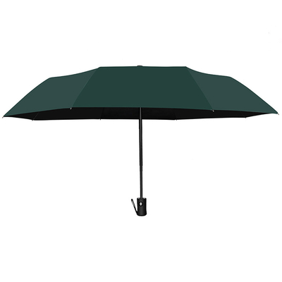 Poliéster Abierto Totalmente Automático Evitar el Viento 3 Plegable Paraguas Anti-UV con Logotipo Personalizado